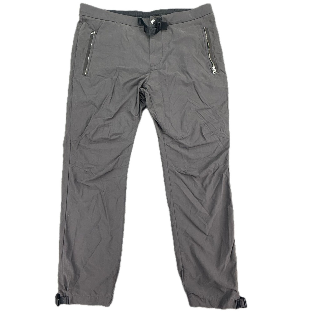 Kith Mercer Pants Mens 38 Grey Techwear Cotton Nylon Buckle Cuff Trousers‎